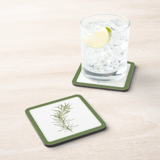 FRESH ROZEMARIJN Hard Plastic Onderzetter (-tekst) (Rechterzijde)