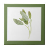 FRESH SAGE 4.25x4.25 Keramische Tegel (-tekst) Gro Tegeltje (Voorkant)