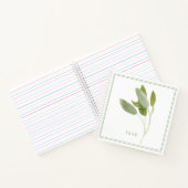 FRESH SAGE 8.5x8.5 Spiraal Notitieboek (Binnen)