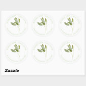 FRESH SAGE Biz ID Grote ronde Stickers (Vel)