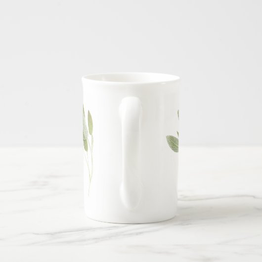 FRESH SAGE Bone China Mok (Achterkant)