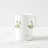 FRESH SAGE Bone China Mok (Voorkant rechts)