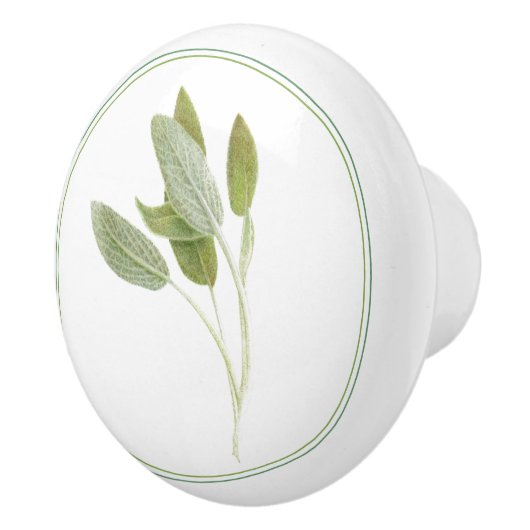 FRESH SAGE Ceramic Knoop Keramische Knop (Rechts)