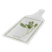 FRESH SAGE Glass Cutting Board Paddle Snijplank (Hoek)