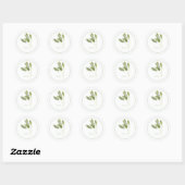 FRESH SAGE Kleine ronde Stickers (Vel)