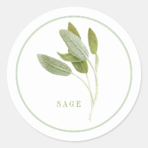 FRESH SAGE Kleine ronde Stickers