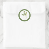 FRESH SAGE Kleine ronde Stickers (+tekst) Groen (Tas)