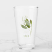 FRESH SAGE Pint Drink glas (Voorkant)