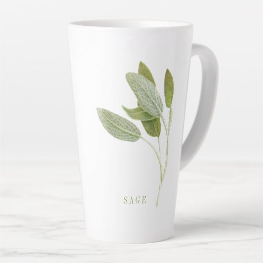 FRESH SAGE Tall Latte Mok (Rechterhoek)