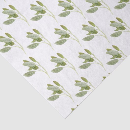 FRESH SAGE-weefselpapier Tissuepapier (Detail)