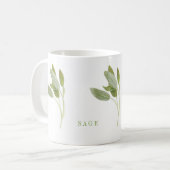 FRESH SAGE Witte Mok (Voorkant links)