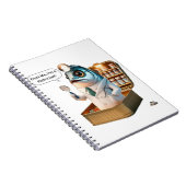 Fresh Sardine Doctor Fish-ician Cartoon Art Notitieboek (Rechterzijde)