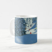 Fresh Snow Morzine France Koffiemok (Voorkant links)