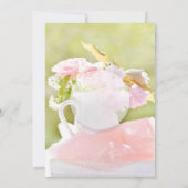 Fresh Spring Flower Bouquet Wedding Kaart (Achterkant)