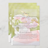 Fresh Spring Flower Bouquet Wedding Kaart (Voorkant / Achterkant)