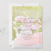 Fresh Spring Flower Bouquet Wedding Kaart (Voorkant)