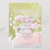 Fresh Spring Flower Bouquet Wedding Kaart (Voorkant / Achterkant)