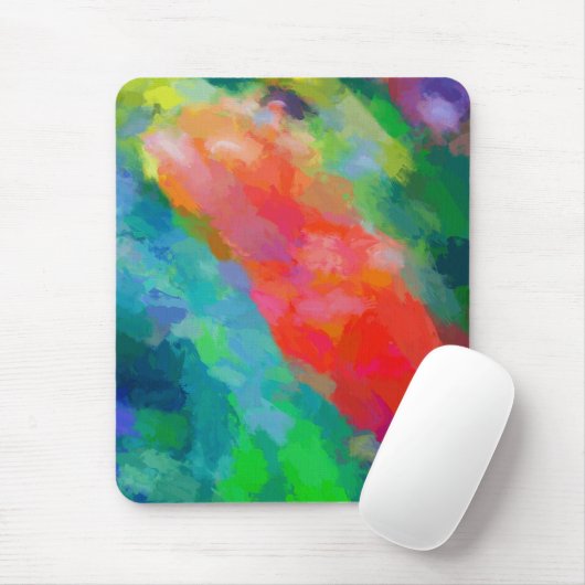 Fresh Spring Flowers Abstracte kunst Muismat (Met muis)