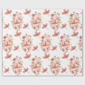 Fresh Spring Garden Waterverf met de hand geschild Cadeaupapier (Vlak)