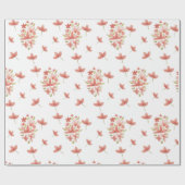 Fresh Spring Garden Waterverf met de hand geschild Cadeaupapier (Vlak)