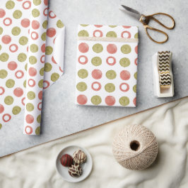 Fresh Spring Pattern Waterverf met de hand geschil Cadeaupapier