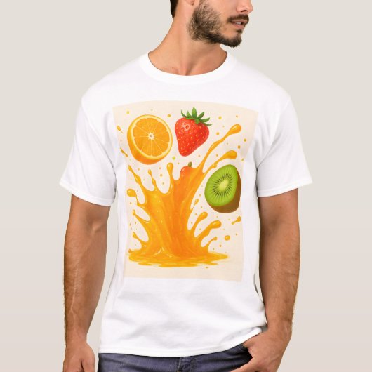 Fresh Squeeze – Juice Bar Vibes T-shirt (Voorkant)
