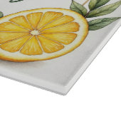 Fresh start dagelijkse citroenglas snijplank (Hoek)