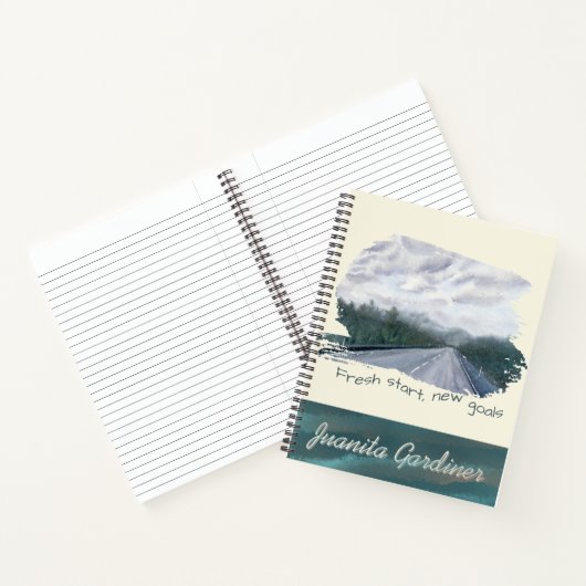 Fresh Start New Goals Journal Notitieboek (Binnen)