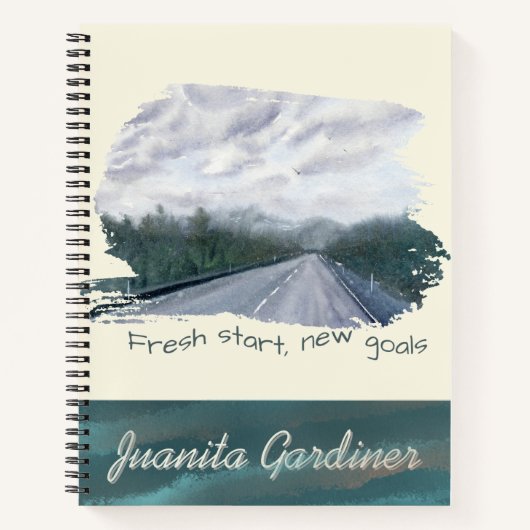 Fresh Start New Goals Journal Notitieboek (Voorkant)