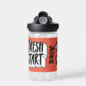 Fresh Start School Aangepaste naam Waterfles (Voorkant)