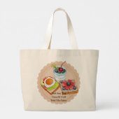 Fresh Starts Daily – Because the World Needs More  Grote Tote Bag (Achterkant)