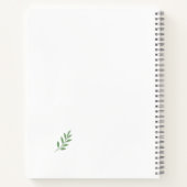 Fresh Starts Here Minimalist Wellness Notebook Notitieboek (Achterkant)