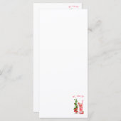 Fresh Strawberry Drink Menu - Aangepaste tekst (Voorkant / Achterkant)