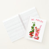 Fresh Strawberry Drink Notitieboek - Aangepaste te (Binnen)