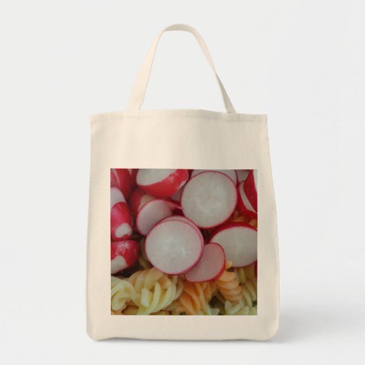 Fresh Summer Salad, Grocery Bag Tote Bag (Voorkant)