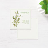 FRESH THYME 2,5 vierkant Visitekaartje (Bureau)