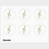 FRESH THYME Biz ID Grote ronde Stickers (Vel)