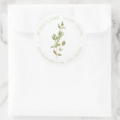 FRESH THYME Biz ID Grote ronde Stickers (Tas)