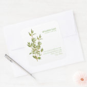 FRESH THYME Biz ID Grote Vierkante Stickers (Envelop)