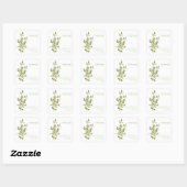 FRESH THYME Biz ID Kleine Vierkante Stickers (Vel)