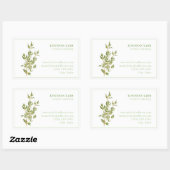 FRESH THYME Biz ID Rechthoek Stickers (Vel)