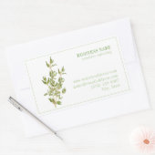 FRESH THYME Biz ID Rechthoek Stickers (Envelop)
