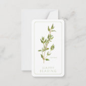 FRESH THYME Bladwijzer - 3.5x2 Kaart + Tekst Notitiekaartje (Voorkant)