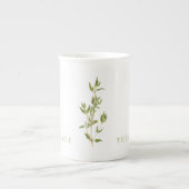 FRESH THYME Bone China Mok (Voorkant)