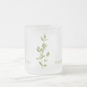 FRESH THYME Frosted Glass Mok (Center)