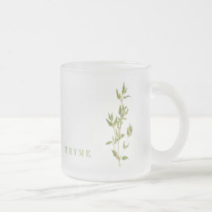 FRESH THYME Frosted Glass Mok