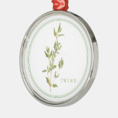 FRESH THYME Premium Rond Ornament (Links)