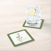 FRESH THYME Scalloped Square Onderzetter (+tekst)  (Insitu)