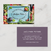 Fresh Vegetables Health Visitekaartje | Lade (Voorkant / Achterkant)