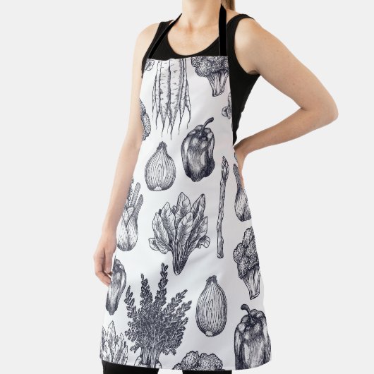 Fresh vegetables seamless pattern. Broccoli, carro Schort (Insitu)